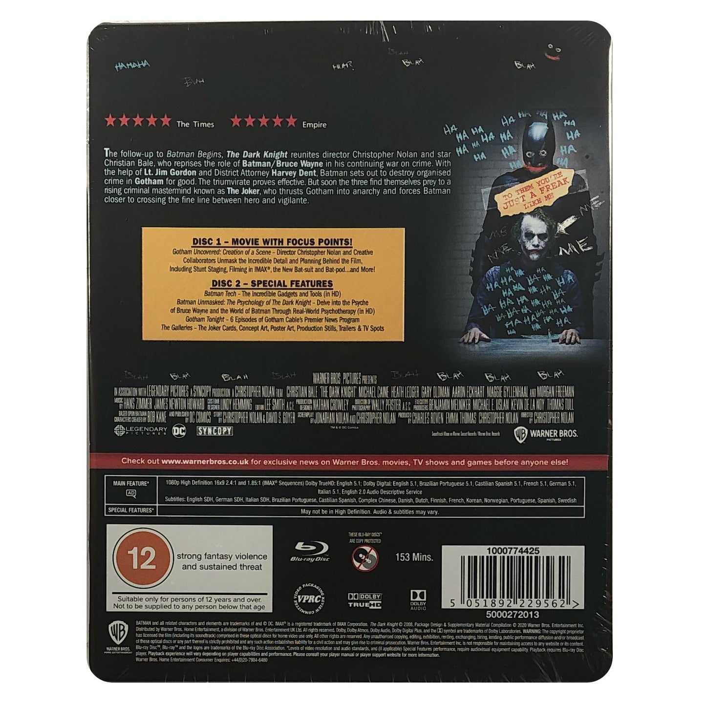 The Dark Knight Blu-Ray Steelbook