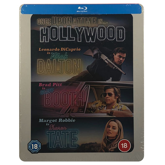 Once Upon a Time in Hollywood Blu-Ray Steelbook
