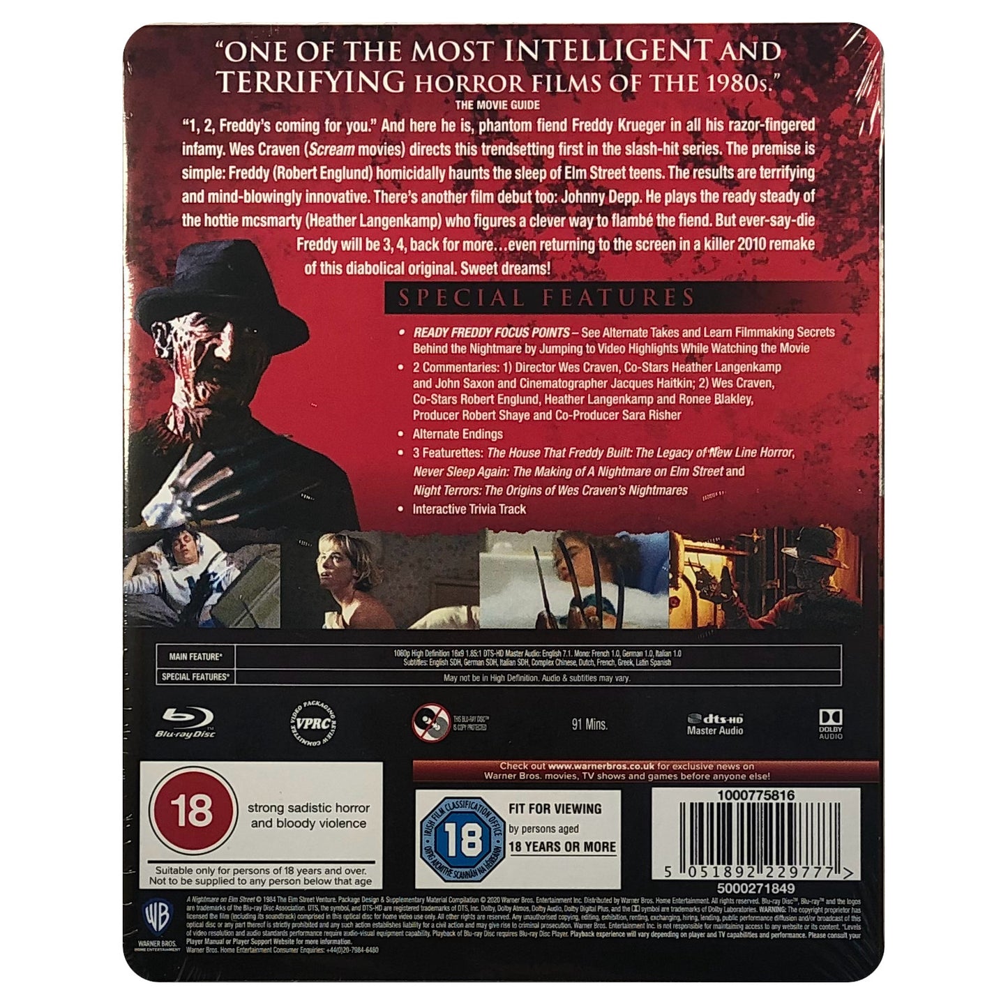 A Nightmare on Elm Street Blu-Ray Steelbook