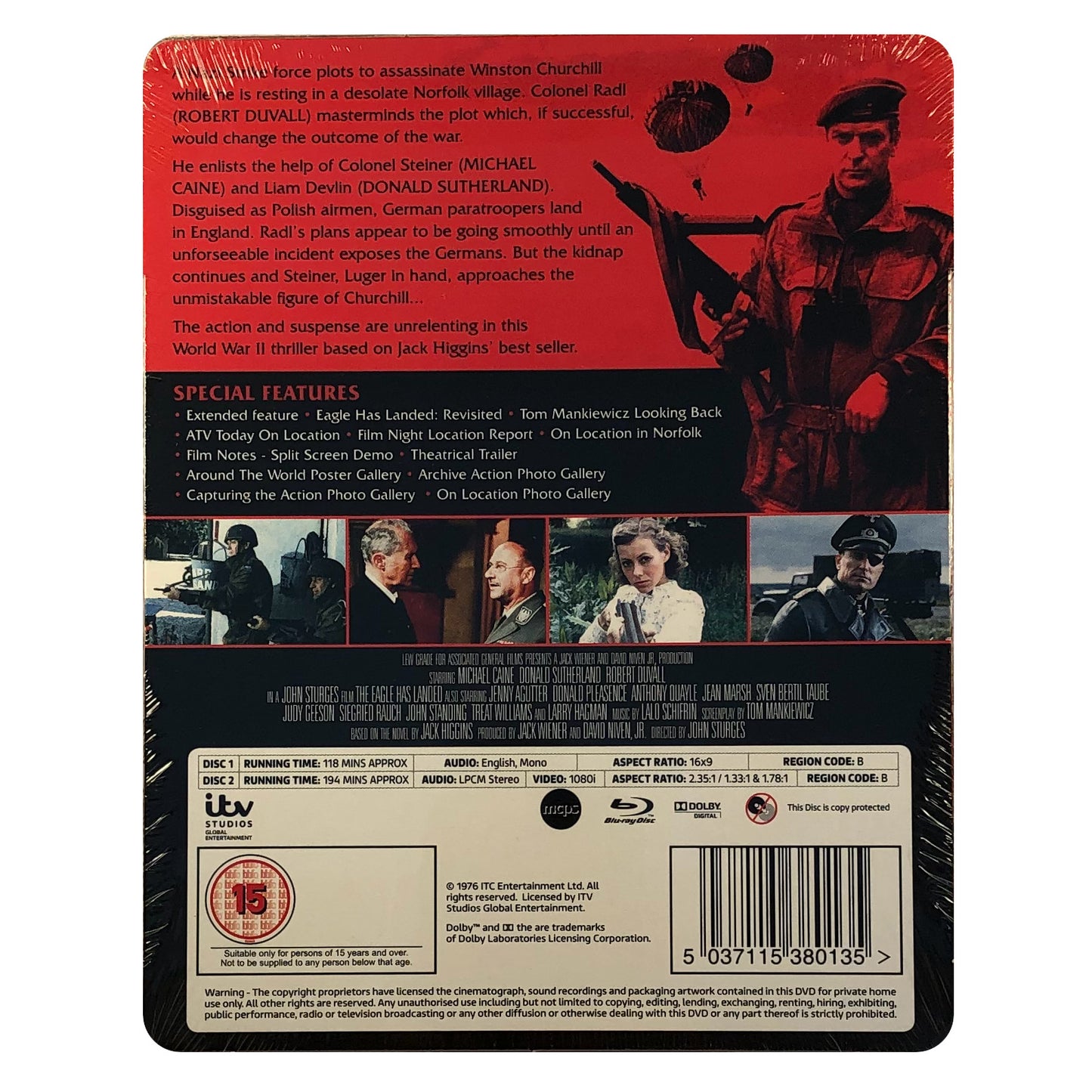 The Eagle Has Landed Blu-Ray Steelbook