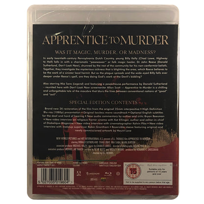 Apprentice to Murder Blu-Ray