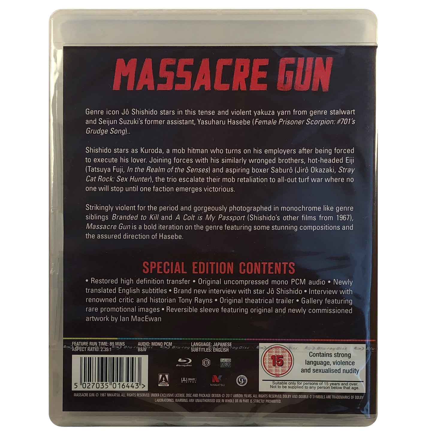 Massacre Gun Blu-Ray