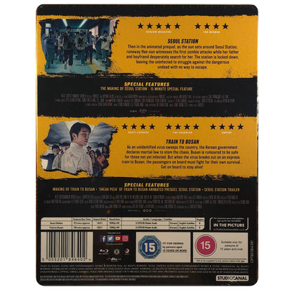 Seoul Station and Train to Busan Steelbook
