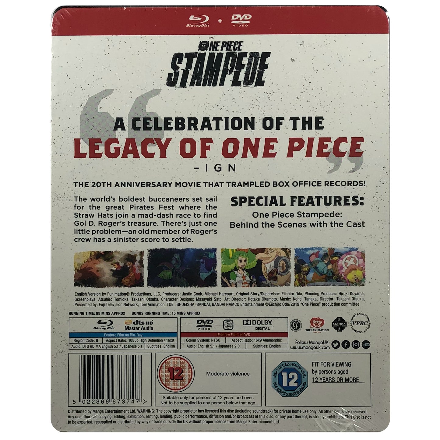 One Piece: Stampede Blu-Ray Steelbook