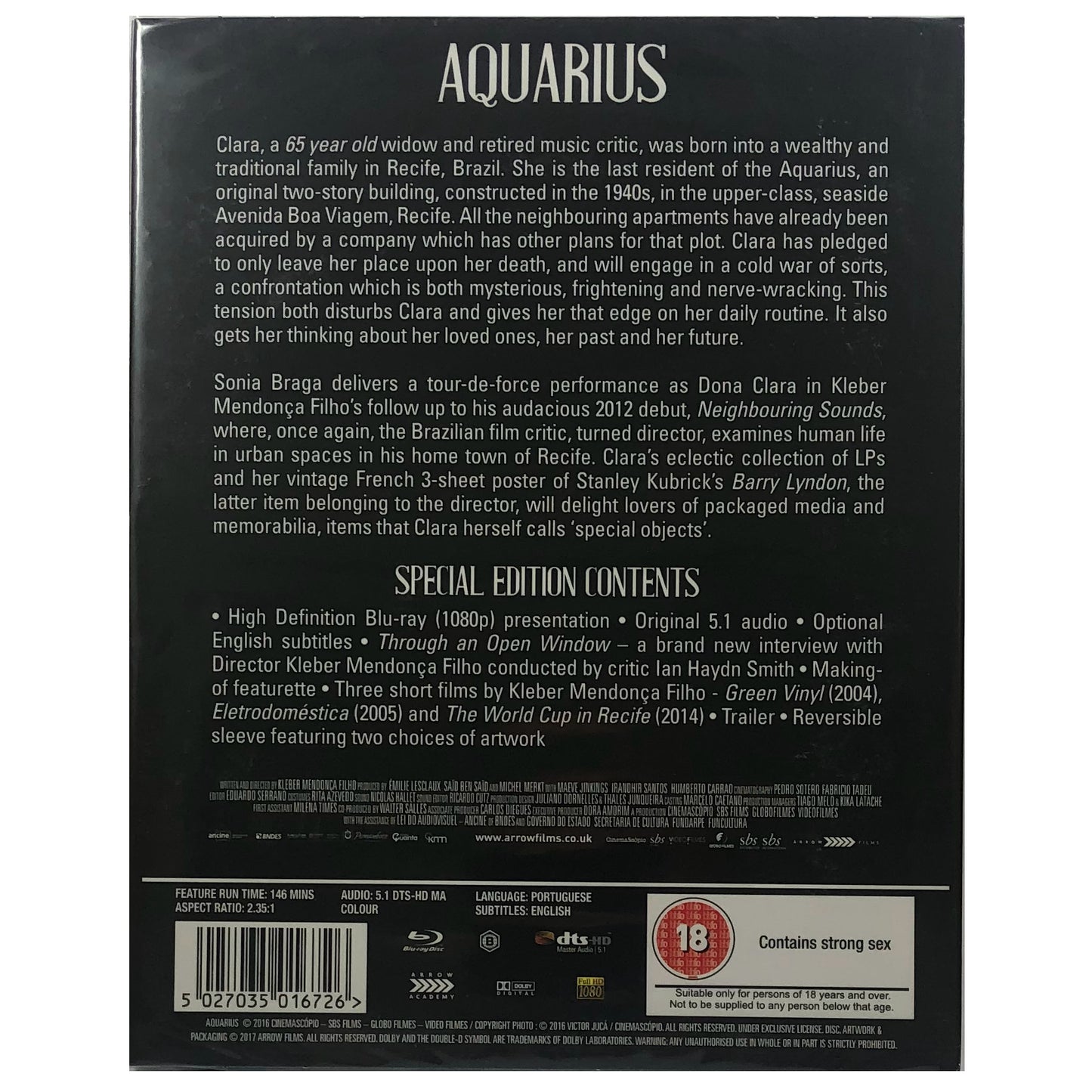 Aquarius Blu-Ray