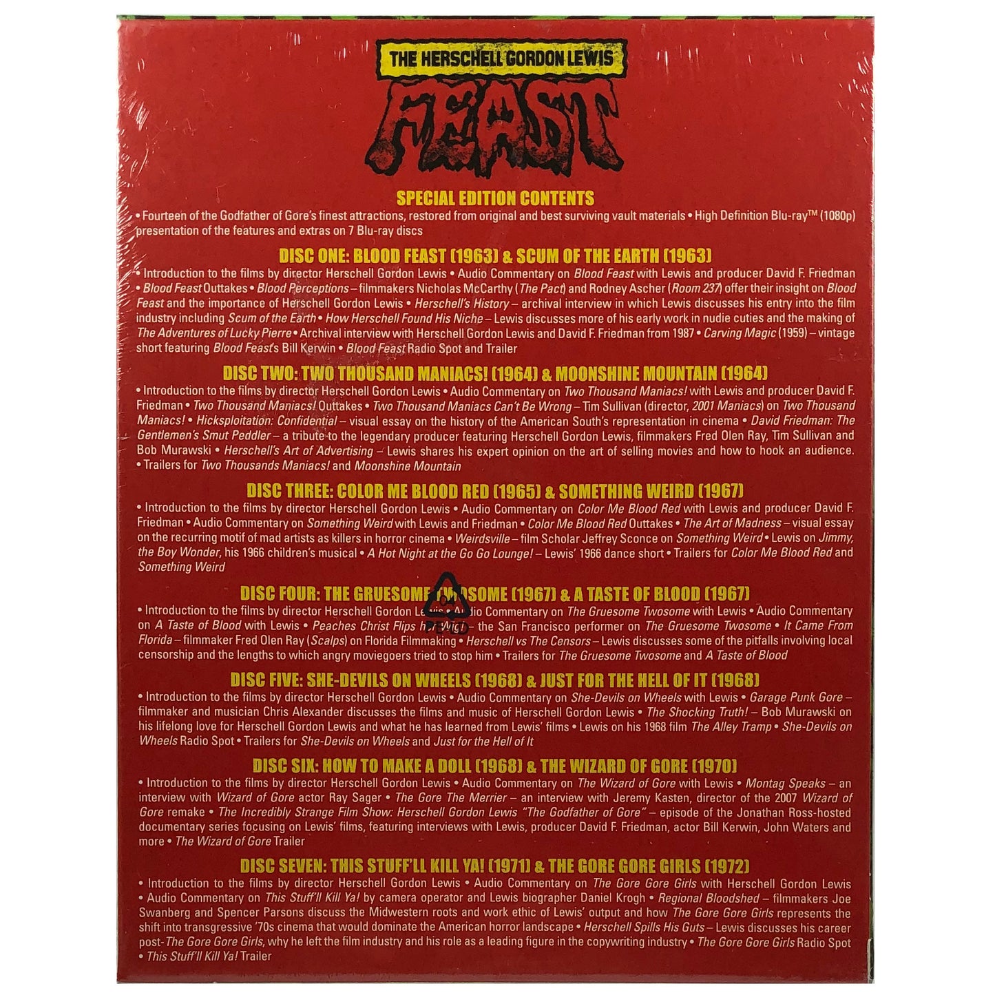 The Herschell Gordon Lewis Feast Blu-Ray Box Set