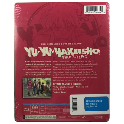 Yu Yu Hakusho Ghost Files Season 4 (Eps 85-112) Blu-Ray Steelbook