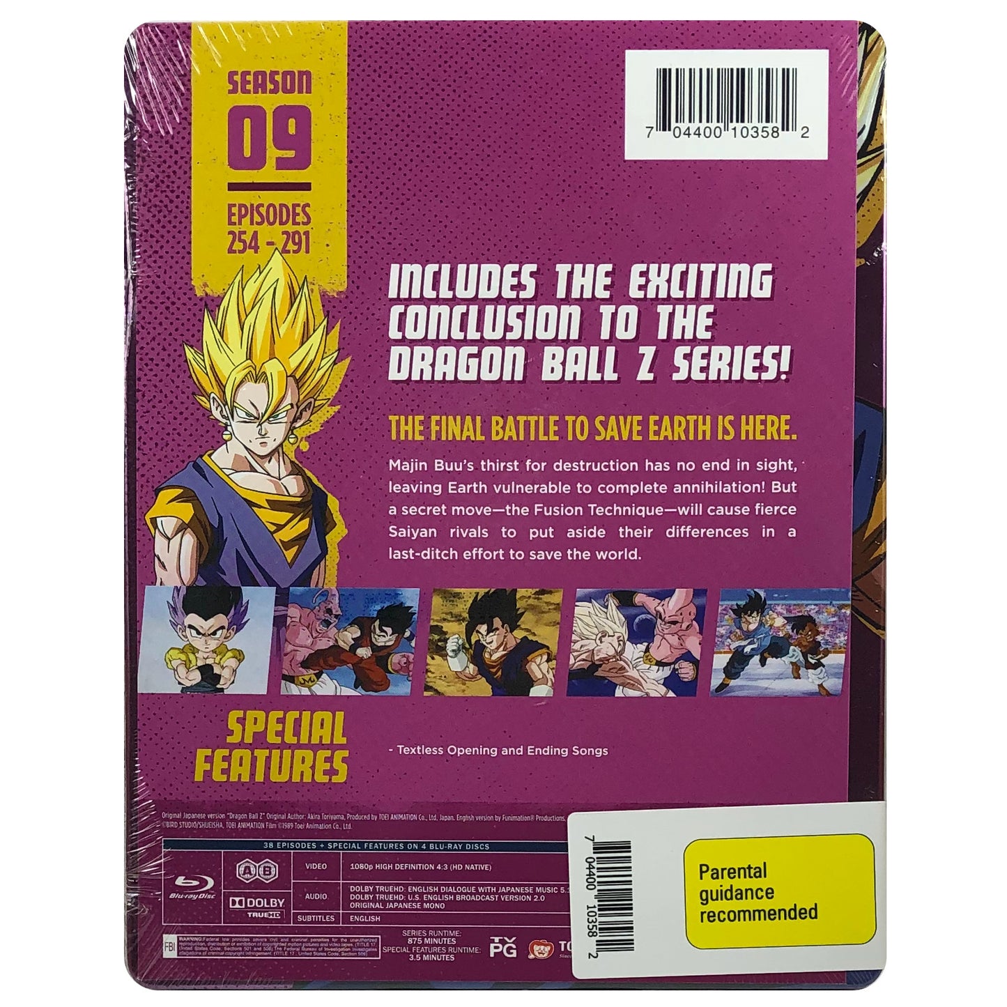 Dragon Ball Z - Season 09 Blu-Ray Steelbook