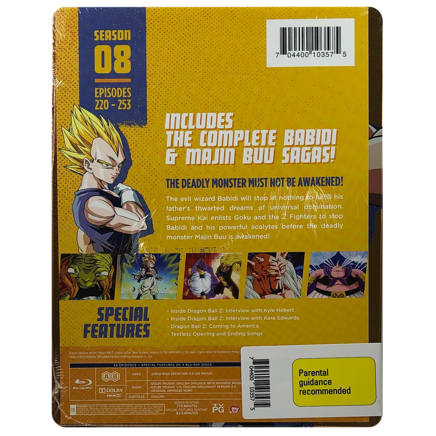 Dragon Ball Z - Season 08 Blu-Ray Steelbook