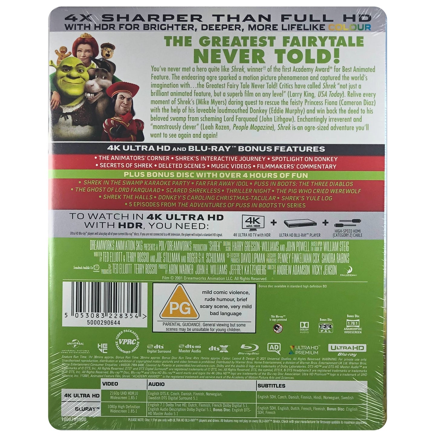 Shrek 4K Steelbook