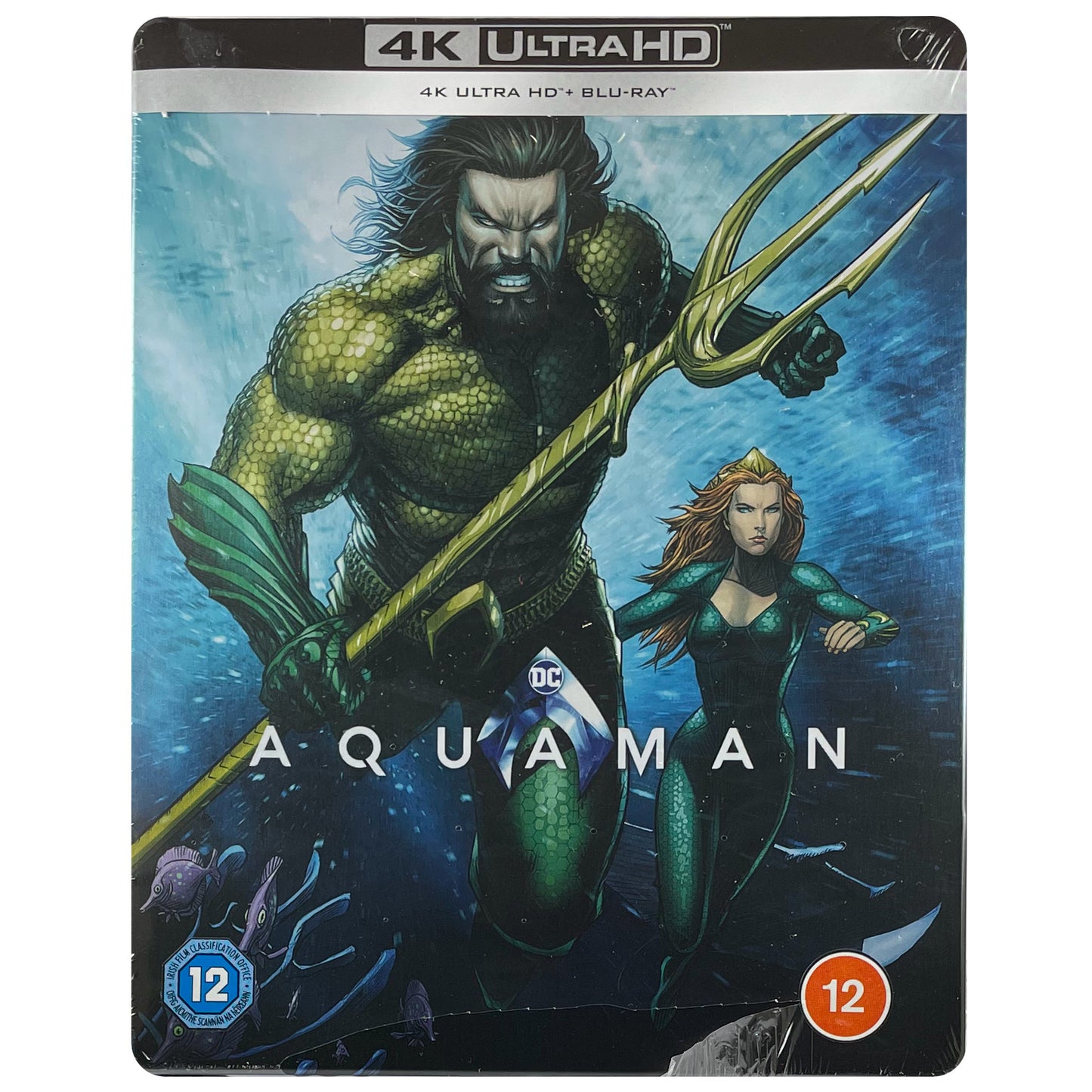 Aquaman 4K Steelbook **Ripped Shrinkwrap**