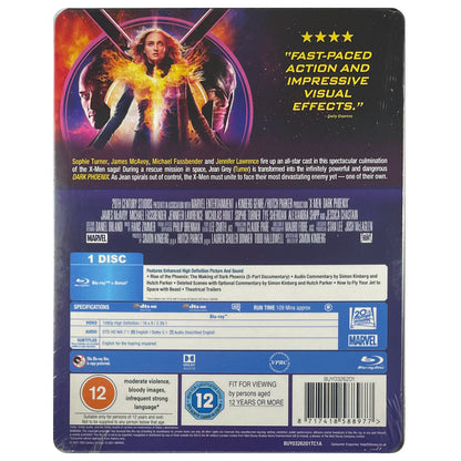 X-Men: Dark Phoenix Lenticular Blu-Ray Steelbook