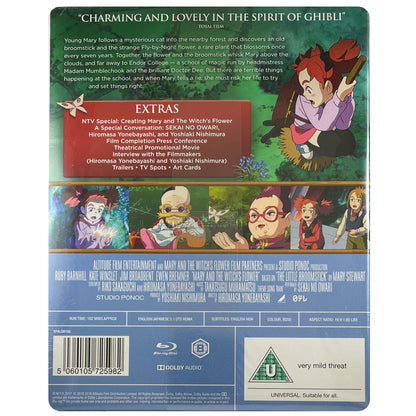 Mary and the Witch's Flower Blu-Ray Steelbook