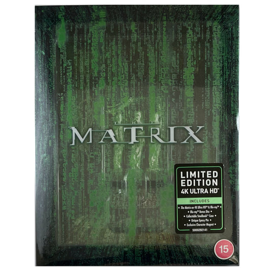The Matrix 4K Steelbook - Titans of Cult Release **Slightly Creased Slip Cover**