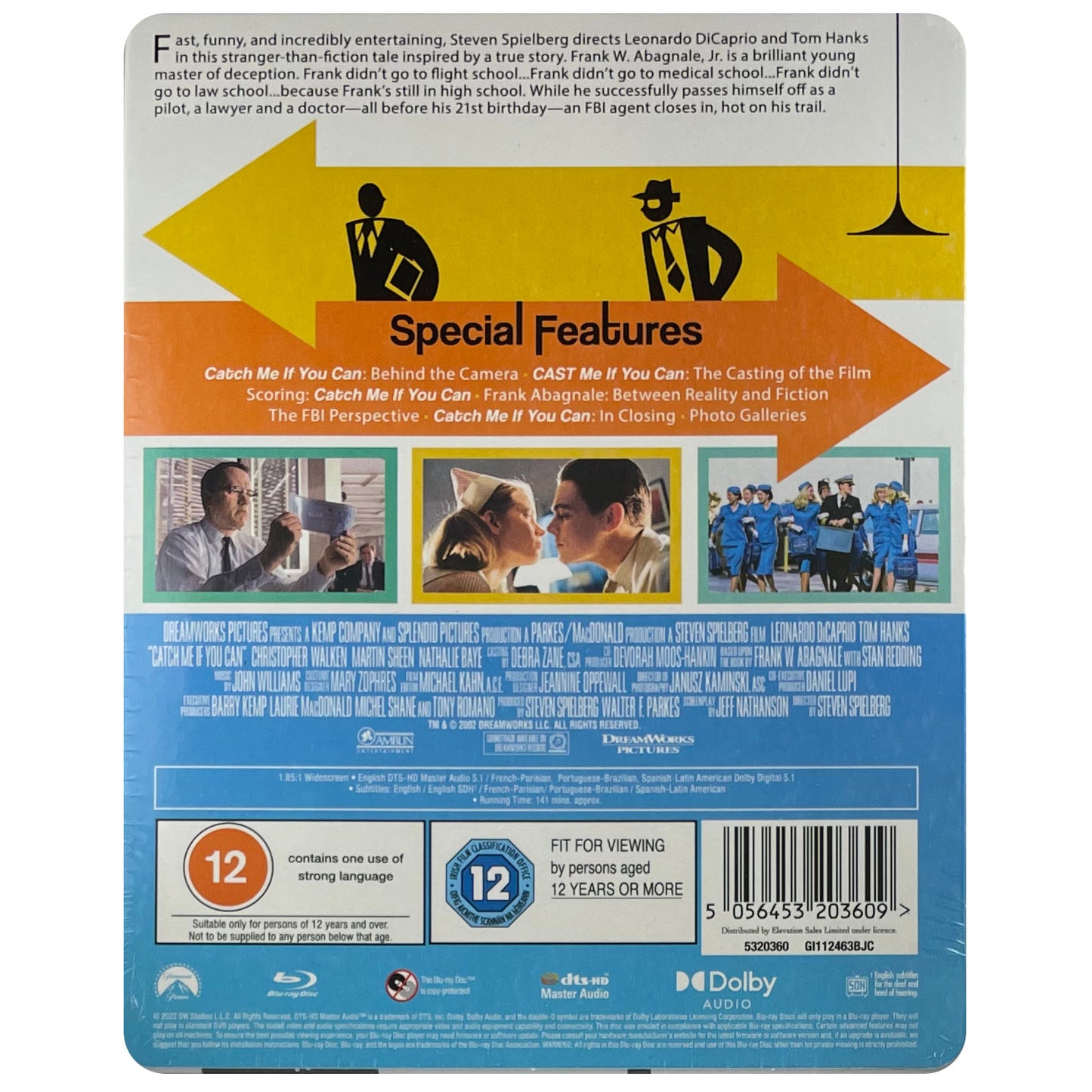 Catch Me If You Can (20th Anniversary) Blu-Ray Steelbook