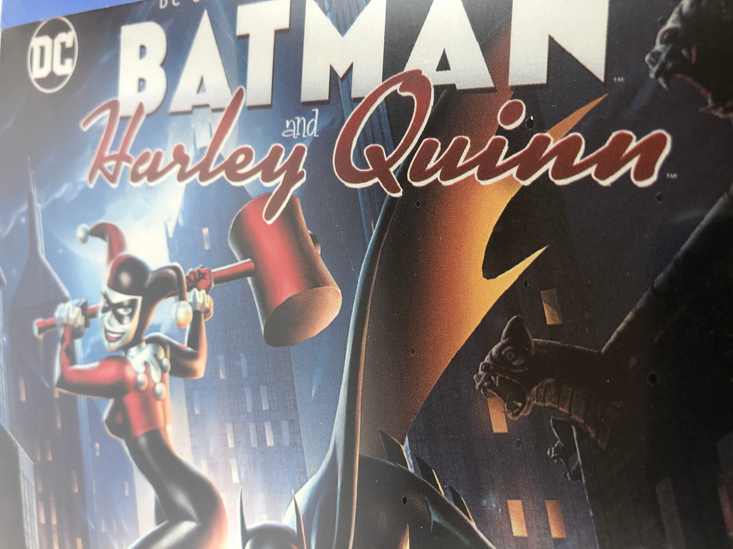 Batman And Harley Quinn Blu-Ray Steelbook **Very Light Scratch**