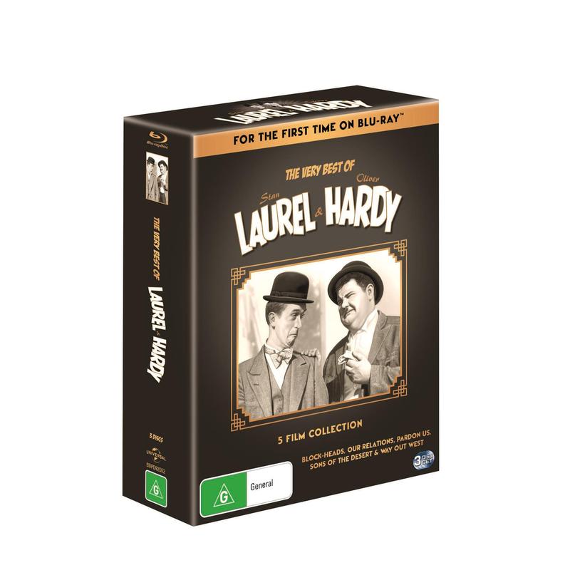 The Very Best of Laurel & Hardy 5 Film Collection Blu-Ray Box Set