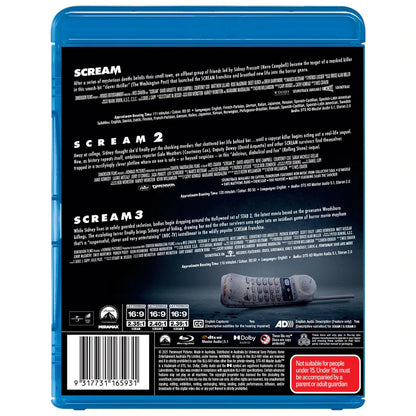 Scream - 3 Movie Collection Blu-Ray