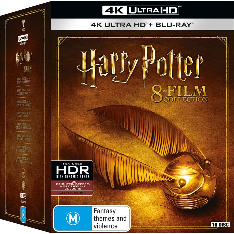 Harry Potter 8 Film Collection 4K Ultra HD Box Set