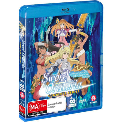 Sword Oratoria: Is It Wrong To Try To Pick Up Girls In A Dungeon? Complete Series Blu-Ray Box Set