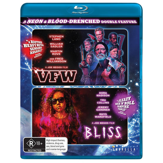 VFW / Bliss Blu-Ray - Joe Begos Double Pack