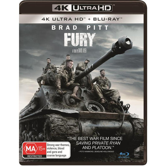 Fury 4K Ultra HD Blu-Ray