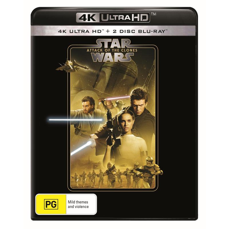 Star Wars Attack of the Clones 4K Blu-Ray