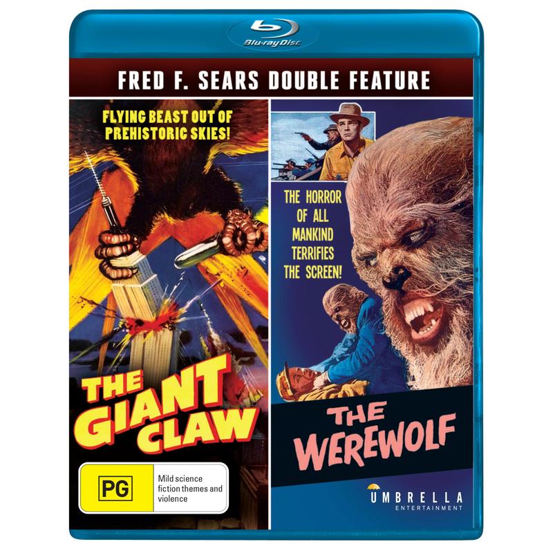 Fred F. Sears Double Feature: The Giant Claw & The Werewolf Blu-Ray