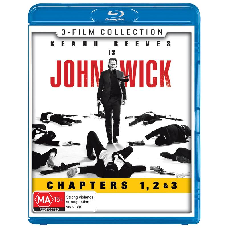 John Wick Chapters 1, 2 & 3 Blu-Ray