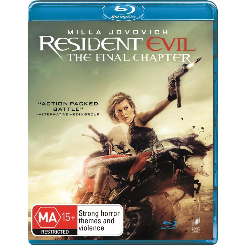 Resident Evil: The Final Chapter Blu-Ray