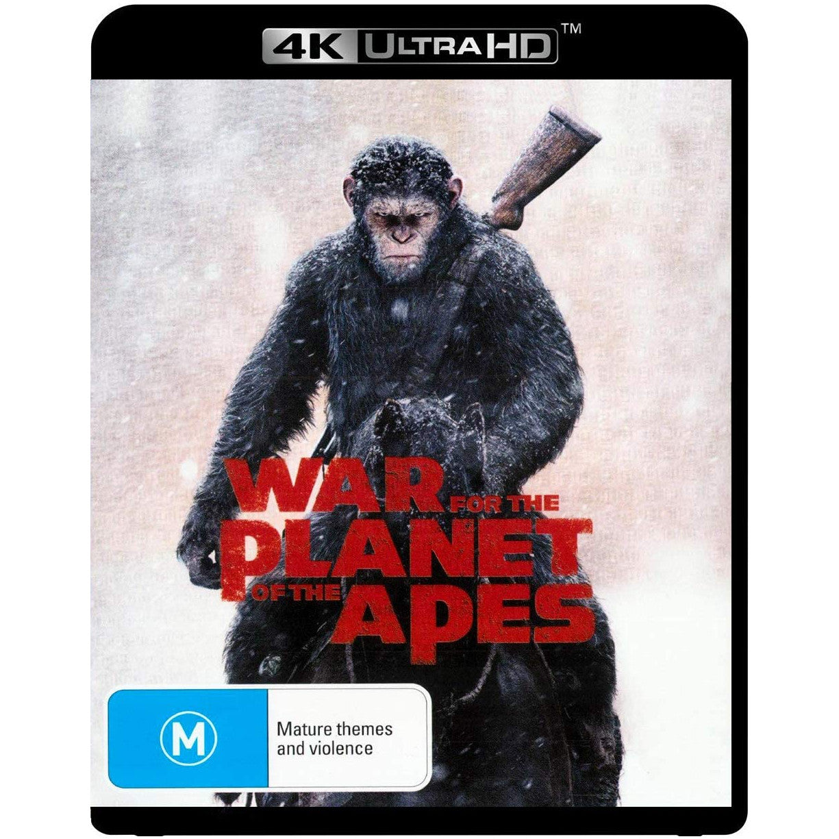 War For The Planet Of The Apes 4K Blu-Ray