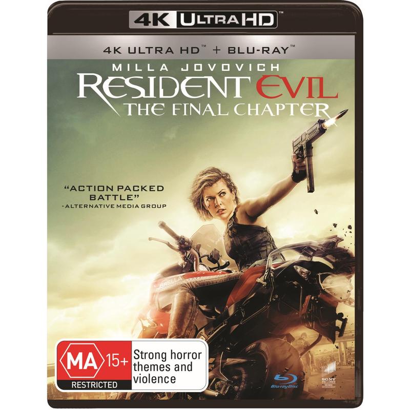 Resident Evil: The Final Chapter 4K Ultra HD Blu-Ray