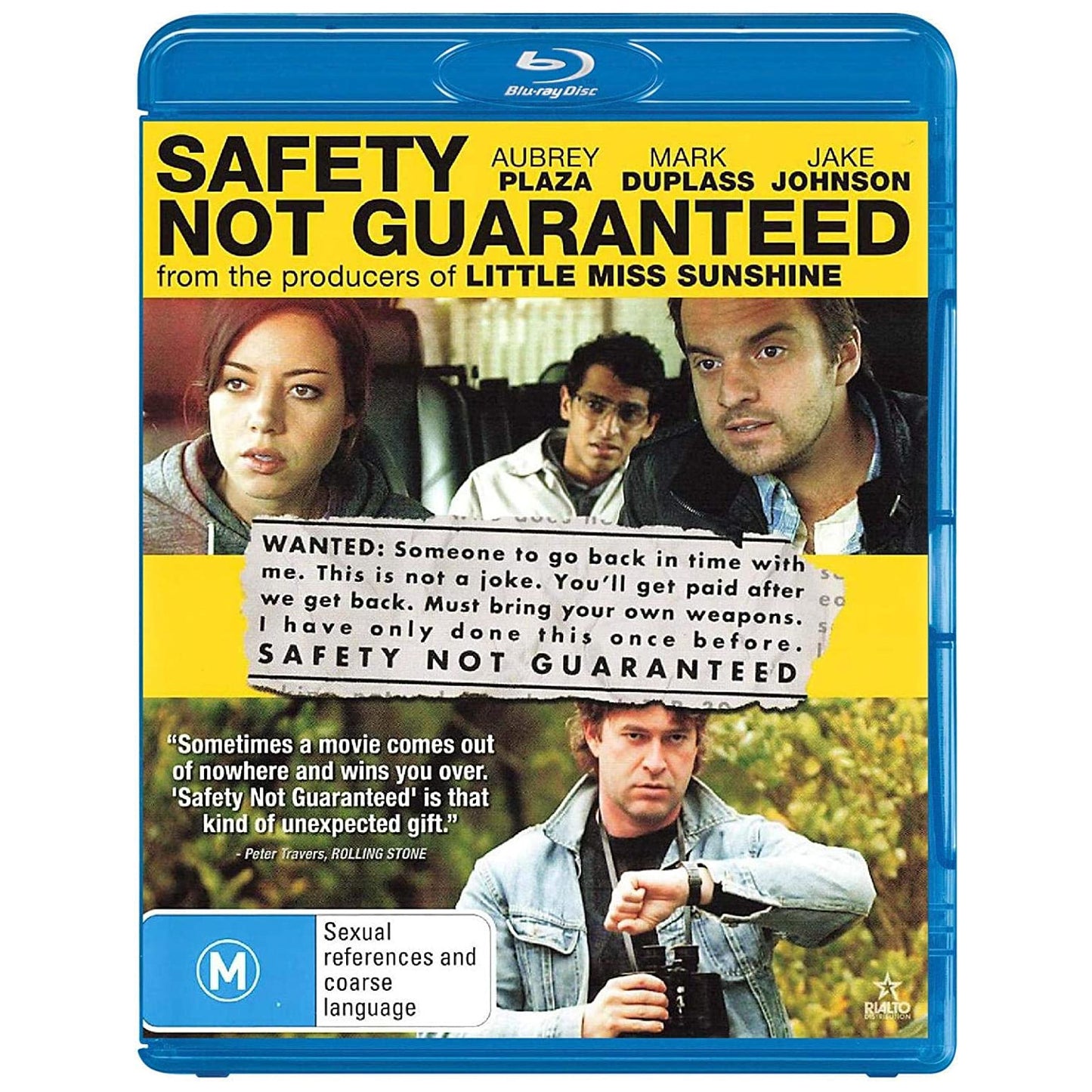 Safety Not Guaranteed Blu-Ray