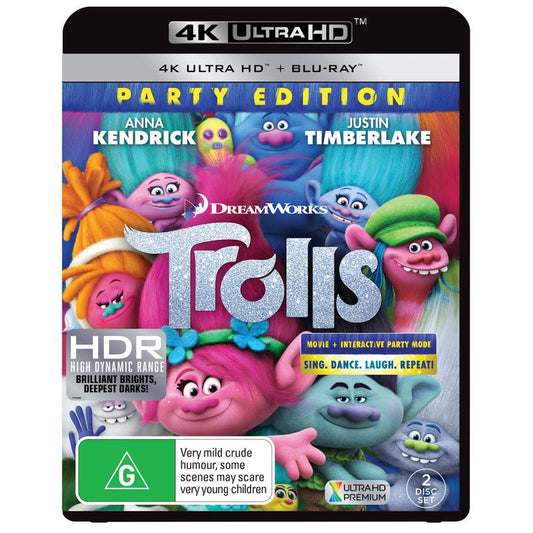 Trolls 4K Ultra HD Blu-Ray