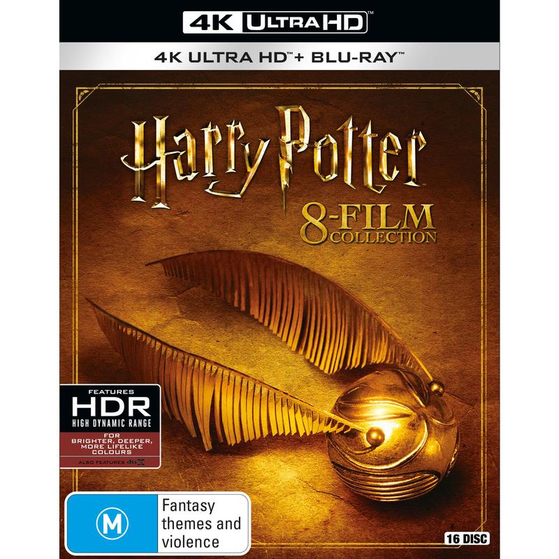 Harry Potter 8 Film Collection 4K Ultra HD Box Set
